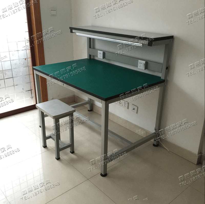Antistatic table operating table with lamp assembly bench computer maintenance desk inspection table experiment table packaging table