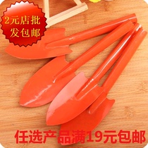Child Flower Shovel Sand Shovel Gardening Spade Flower Shovel Beach Shovel Iron Shovels Conjoined Shovels Play Sand Tools 2 Yuan Store Wholesale