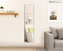 Womens clothing store mirror fashion dormitory wall room sticky wall lens shop paste wall mirror full-length mirror