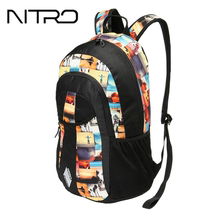 NITRO outdoor cycling backpack men's travel leisure computer backpack female student schoolbag academic leisure bag