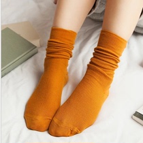 SP160 female 2020 Autumn New Japanese literature and art solid color comfortable stocking college style socks women socks