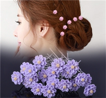 Ornaments small Daisy hairpin big boy U-shaped good-looking woven hair accessories hair accessories hair hair insert small hairpin accessories