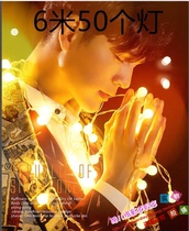 Night View Photo wedding photography props children shooting props photo studio exterior creative props 6 m LED string lights