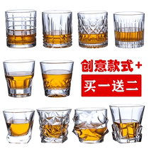 European home Wine Beer whiskey Cup personality creative crystal glass spirit cocktail juice cup