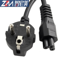 European line 1 5 m European logo plum three hole power cord European power cord Lenovo notebook Toshiba power cord