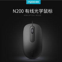 Nanshan SEG] Leibo N200 wired medium mouse notebook desktop home office USB wired mouse