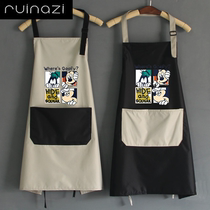 Cover Chinese restaurant mens and womens apron home kitchen Nordic style skirt milk tea shop Oil-proof new cooking