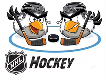 hockey Angry Birds puck hockey helmet sticker car pasting car window sticker puck gear