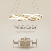 Dining room lamp chandelier modern simple creative personality art Nordic book room lamp Net red light luxury led bar lighting