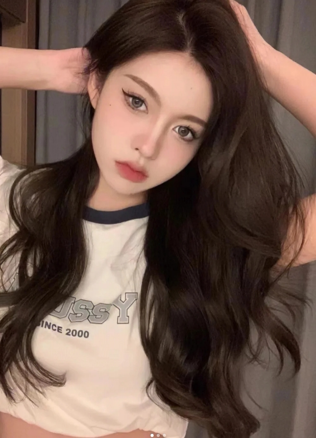 真我整顶全头套假发 大波浪卷发自然蓬松 蕾丝无痕隐形不露边 真发材质可烫染造型