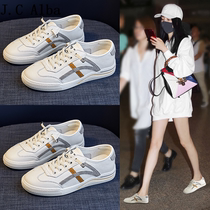 2022 Summer Breathable Thin SMALL WHITE SHOES WOMEN INS TIDE FASHION SINGLE SHOE SPORTS CASUAL 100 LAP SHOES
