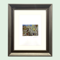 Limited edition painting Picassos autograph Sabine Woman Fidelity Collection Spot Belt box