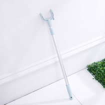 Telescopic clothes pole clothing fork household pick-up clothes bar clothes clothes aluminum alloy hanging stand