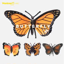 Wantmoin play model children simulation insect animal model toy simulation spotted butterfly nympit cognition