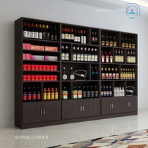 Tobacco and wine cabinet Convenience store shelves Supermarket display cabinet Display cabinet Washing products display cabinet Container wine cabinet Product cabinet