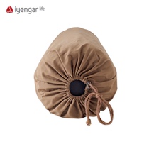 Iyengar Life brand yoga aids light curry round pillow natural cotton college supplies
