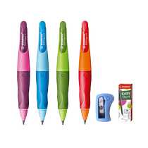 German Spen Lok Stabilo Child correction grip Fat and fat pencil left right hand 3 15mm Automatic pencil Pen Pen Hole Pencil Kindergarten Practice Calligraphy calligraphy Correction Grip Pen Possum Pencil