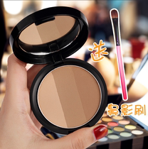 Repair plate nose shadow powder shadow nose shadow high light three-color hairline Net red tremble sound same powder one-piece dual-purpose