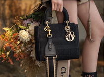 European Dior Dio womens bag crossbody Hand bag medium size 20 new LadyD-Lite M0565OREY