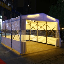 Push-pull tent telescopic mobile parking garage awning wedding stall folding push-pull activity rain tent
