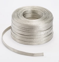 Flat tinned copper braided wire Bare copper conductive tape 2 5 4 6 10 16 25 35 50 square soft ground wire