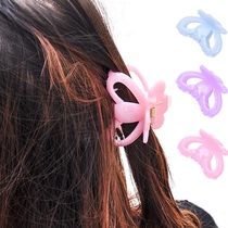 Korean version of large grab clip multi-color bath wash face hair grab large size hair ponytail clip hair hairclip