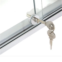 Glass door lock furniture glass door lock glass exhibition cabinet move door lock