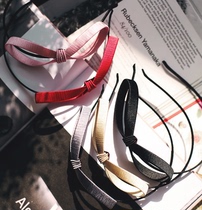 Korean official website milkcocoa college style youth age-reducing girl bow embellishment hairband hairpin female