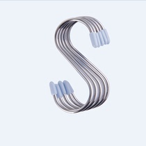 Beautiful 6121 medium S-type universal adhesive hook 5 toilet universal hook balcony adhesive hook 5kg 9CM
