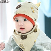 Small baby headscarf hat cotton BB Korean version cotton male and female baby baby -6-12 months and half years 1 spring autumn winter