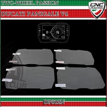 Italian CNC modified transparent HD INSTRUMENT screen PROTECTOR SUITABLE for Ducati V4 PANIGALE