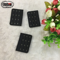 New midvein breasted body underwear breasted gold black waist clip 15 breasted extension buckle bra plus