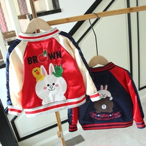 Clearance baby jackets childrens coats boys and women baseball uniforms baby tops outfits 236