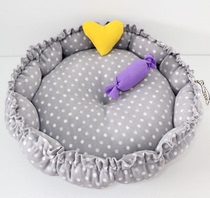 Kennel Cat den Dog Cotton Nest Pet Warm Cotton Nest Cat Nest Pumpkin Nest Teddy Kennel Dog Nest Dual Use