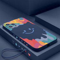 Apple 12 phone shell iphone11 new 12promax full package liquid silicone anti-fall protective sleeve 11promax personality side edge creative straight side soft shell iPhone