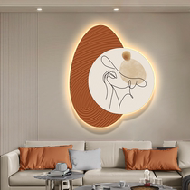 Picture of the high-end sensory wall wall of the high-end sentiment light of the decoration in the living room