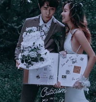 Photo studio forest wedding wedding simulation cake props model wedding photography creative travel shooting location decoration ornaments