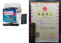 Wobble Wedge - Hard Black - Restaurant Table Shims - 30 Pie