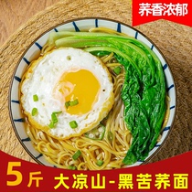 Huantai Alpine black tartary buckwheat noodles Coarse grain instant noodles Sichuan Daliang Mountain small noodles Buckwheat dried noodles