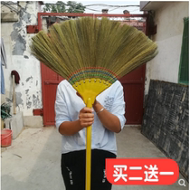 Sweep the soft hair single home sorghum broom broom sweeping the manmade grass sweep the hand bamboo sweep to the sloth grass factory sweep.