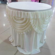 Wedding props sign-in table round tablecloth wedding supplies new hot colors optional background cloth mantle