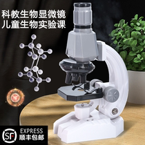 Children's Microscope Children's Gift Scientific Experiment Suite Portable Specimen Primary School Student Boys and Pharmacy Toys