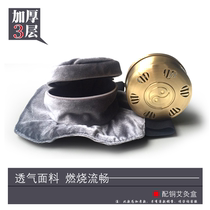 Real Extraction Smoke-free Bag Moxibustion Box With Moxibustion Pure Copper Home Portable Anti-Burn Gynecological Palace Chill Warm Moxibustion Machine Moxibustion Instrument