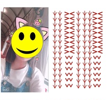  Tokyo ghoul cosplay Suzukiya made cos tattoo stickers Human scar tattoo tattoo stickers customization