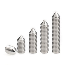 Chicken rice screw 316 stainless steel tip tightening hexagonal machine rice top wire M10*x8x10x12x16x20x25