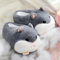 Korean winter warm hamster cotton drag cute bag with home male Lady plush waterproof dormitory Indoor