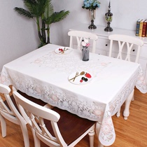 Waterproof tablecloth imitation fabric PVC cotton linen fabric hipster tablecloth anti-hot disposable oil plastic tablecloth