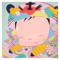 Limited to 188 editions] Qian Renyans Running to You oil canvas print with framed living room porch decorative painting hanging painting