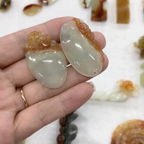 With the shape of the stone.