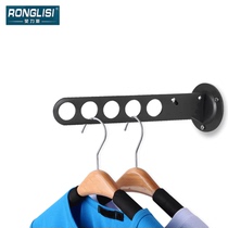 Rongliss cloakroom foldable clothes lever adjustable clothes hanger wardrobe adjustment clothes rack 6 holes 8 holes hanging